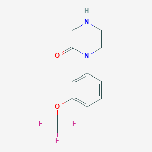 1-(3-(Trifluoromethoxy)phenyl)piperazin-2-one