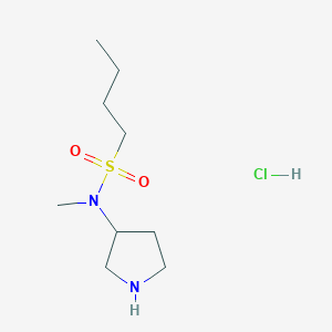 N-methyl-N-(pyrrolidin-3-yl)butane-1-sulfonamide hydrochloride