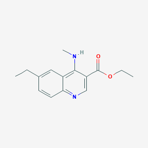 Ethyl 6-ethyl-4-(methylamino)quinoline-3-carboxylate