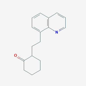 2-(2-(Quinolin-8-yl)ethyl)cyclohexanone