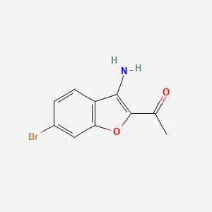 1-(3-Amino-6-bromobenzofuran-2-yl)ethanone