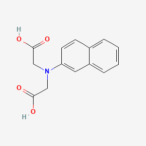 molecular formula C14H13NO4 B11859713 2,2'-(Naphthalen-2-ylazanediyl)diacetic acid CAS No. 64660-87-3