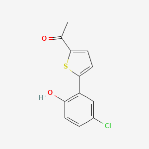 1-(5-(5-Chloro-2-hydroxyphenyl)thiophen-2-yl)ethan-1-one