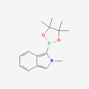 molecular formula C15H20BNO2 B11859756 2-methyl-1-(4,4,5,5-tetramethyl-1,3,2-dioxaborolan-2-yl)-2H-Isoindole 