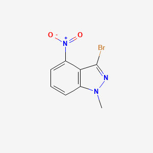 3-Bromo-1-methyl-4-nitro-1H-indazole