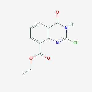 Ethyl 2-chloro-4-oxo-3,4-dihydroquinazoline-8-carboxylate