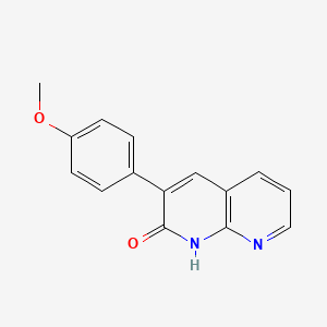 3-(4-methoxyphenyl)-1,8-naphthyridin-2(1H)-one