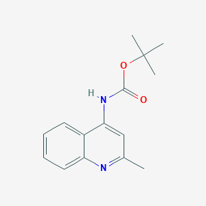 Carbamic acid, (2-methyl-4-quinolinyl)-, 1,1-dimethylethyl ester