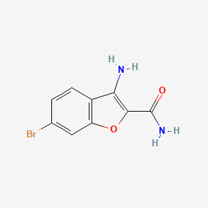 3-Amino-6-bromobenzofuran-2-carboxamide