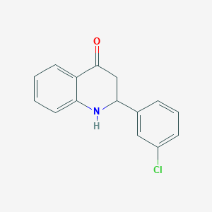 2-(3-Chlorophenyl)-2,3-dihydroquinolin-4(1H)-one