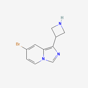 1-(Azetidin-3-yl)-7-bromoimidazo[1,5-a]pyridine