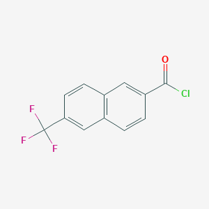 2-(Trifluoromethyl)naphthalene-6-carbonyl chloride