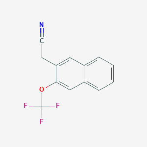 2-(3-(Trifluoromethoxy)naphthalen-2-yl)acetonitrile