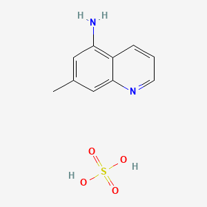 molecular formula C10H12N2O4S B11859949 5-Amino-7-methylquinoline sulfate CAS No. 93687-28-6