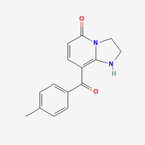 molecular formula C15H14N2O2 B11859956 8-(4-Methylbenzoyl)-2,3-dihydroimidazo[1,2-a]pyridin-5(1h)-one 