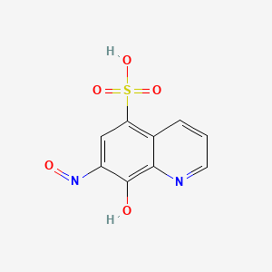 8-Hydroxy-7-nitroso-5-quinolinesulfonic acid