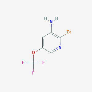 2-Bromo-5-(trifluoromethoxy)pyridin-3-amine