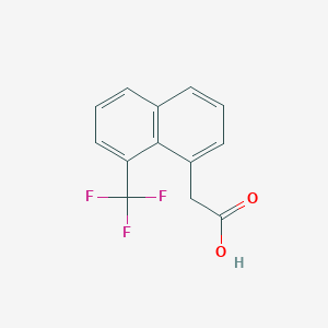 1-(Trifluoromethyl)naphthalene-8-acetic acid