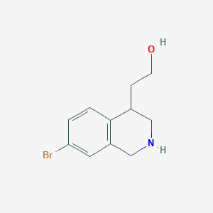 2-(7-Bromo-1,2,3,4-tetrahydroisoquinolin-4-YL)ethanol