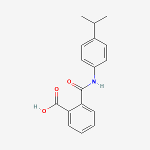 molecular formula C17H17NO3 B1186006 2-[(4-Isopropylanilino)carbonyl]benzoic acid 