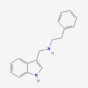 N-((1H-Indol-3-yl)methyl)-2-phenylethanamine