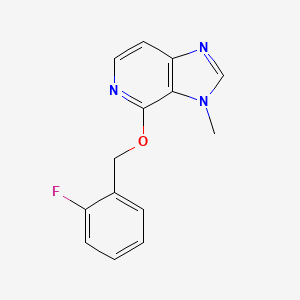 4-[(2-Fluorophenyl)methoxy]-3-methyl-3H-imidazo[4,5-c]pyridine