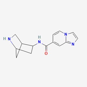 N-(2-Azabicyclo[2.2.1]heptan-5-yl)imidazo[1,2-a]pyridine-7-carboxamide