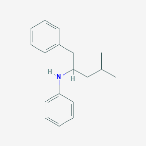 (1-Benzyl-3-methylbutyl)aniline