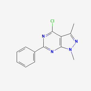 4-Chloro-1,3-dimethyl-6-phenyl-1H-pyrazolo[3,4-d]pyrimidine