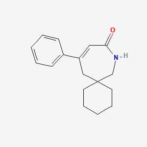 11-Phenyl-8-azaspiro[5.6]dodec-10-en-9-one