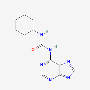 1-cyclohexyl-3-(5H-purin-6-yl)urea