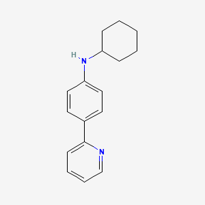 N-Cyclohexyl-4-(pyridin-2-yl)aniline