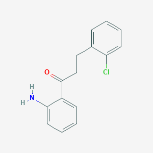 1-(2-Aminophenyl)-3-(2-chlorophenyl)propan-1-one