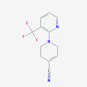 3'-(trifluoromethyl)-3,6-dihydro-2H-[1,2'-bipyridine]-4-carbonitrile