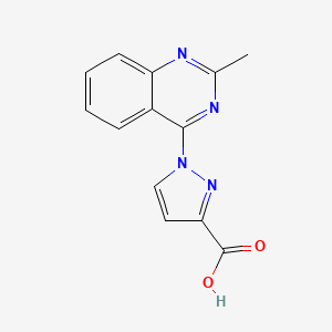 1-(2-Methylquinazolin-4-yl)-1H-pyrazole-3-carboxylic acid