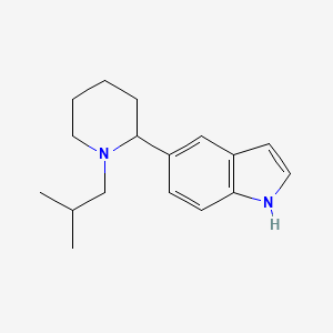 5-(1-Isobutylpiperidin-2-yl)-1H-indole