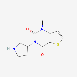 1-Methyl-3-(pyrrolidin-3-yl)thieno[3,2-d]pyrimidine-2,4(1H,3H)-dione