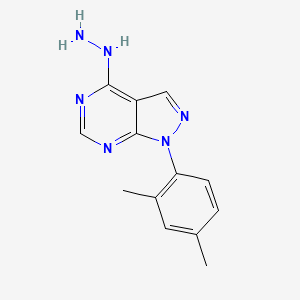 1-(2,4-Dimethylphenyl)-4-hydrazinyl-1H-pyrazolo[3,4-d]pyrimidine