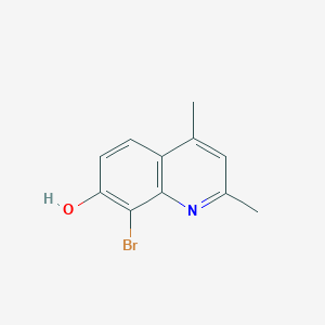 8-Bromo-2,4-dimethylquinolin-7-ol