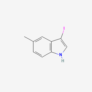 molecular formula C9H8IN B11860581 3-Iodo-5-methyl-1H-indole 