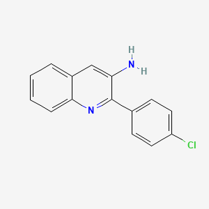 2-(4-Chlorophenyl)quinolin-3-amine