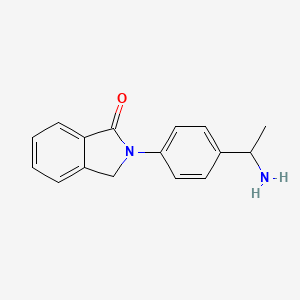 2-(4-(1-Aminoethyl)phenyl)isoindolin-1-one