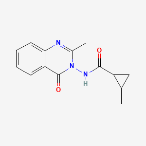 2-Methyl-N-(2-methyl-4-oxoquinazolin-3(4H)-yl)cyclopropanecarboxamide