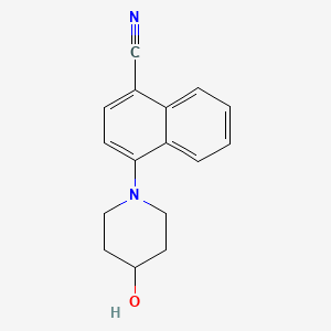 4-(4-Hydroxy-1-piperidinyl)-1-naphthonitrile