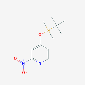 4-((tert-Butyldimethylsilyl)oxy)-2-nitropyridine