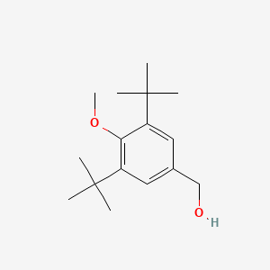 molecular formula C16H26O2 B11860739 (3,5-Di-tert-butyl-4-methoxyphenyl)methanol CAS No. 93629-17-5