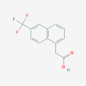 2-(6-(Trifluoromethyl)naphthalen-1-yl)acetic acid