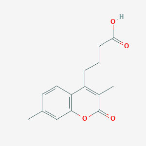 4-(3,7-Dimethyl-2-oxo-2h-chromen-4-yl)butanoic acid