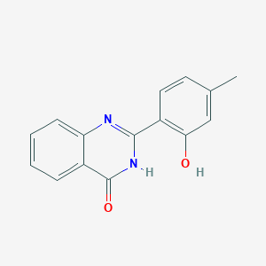 molecular formula C15H12N2O2 B11860802 2-(2-Hydroxy-4-methylphenyl)quinazolin-4(3H)-one CAS No. 922161-65-7