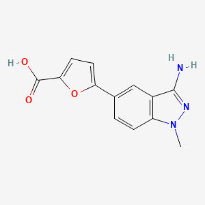 5-(3-Amino-1-methyl-1H-indazol-5-yl)furan-2-carboxylic acid